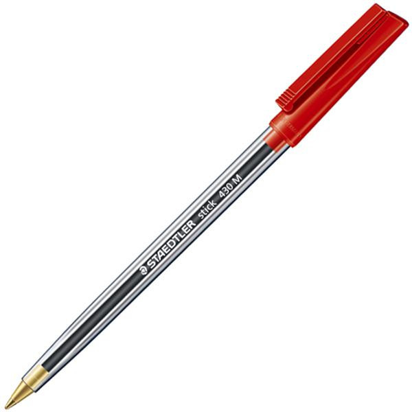 Staedtler 430 M-2 Stick ballpoint pen Red 1pc(s) ballpoint pen