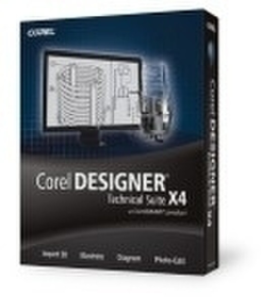Corel Designer Technical Suite X4, Win, CROM, EN