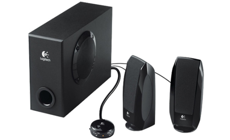 Logitech S220 2.1channels 17W Black speaker set