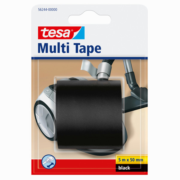 TESA Multi Tape 5м ПВХ Черный 1шт канцелярская/офисная лента