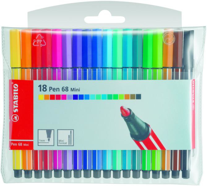 Stabilo Pen 68 Mini Mehrfarben Filzstift