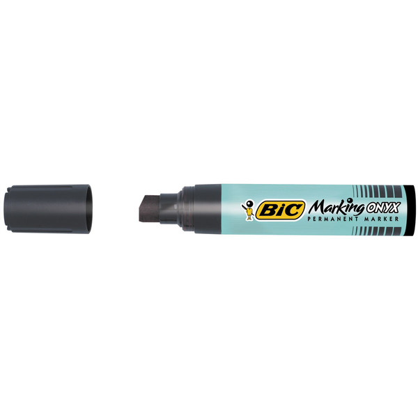 BIC Marking Onyx 1481 Скошенный наконечник Черный перманентная маркер