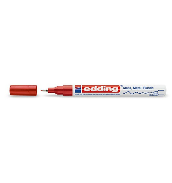 Edding 780 Красный маркер с краской