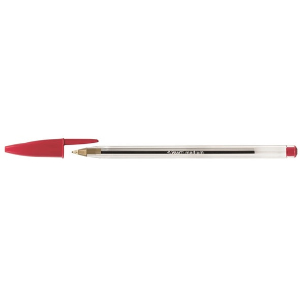 BIC Cristal Stick ballpoint pen Medium Red 50pc(s)