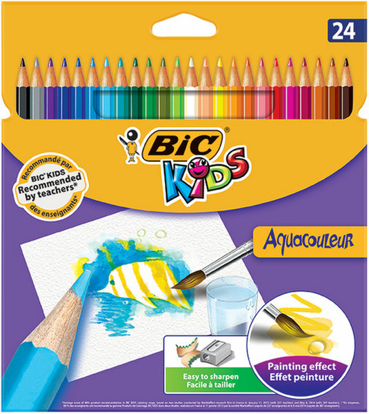 BIC Aquacouleur Мульти 24шт цветной карандаш
