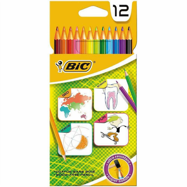 BIC 880537 12шт цветной карандаш