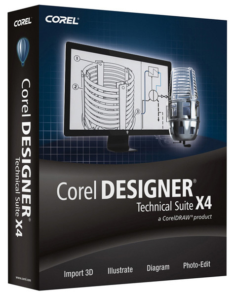Corel Designer Technical Suite X4, 26-60u, Multi