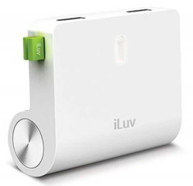 iLuv IAD710BS Innenraum Weiß Ladegerät für Mobilgeräte