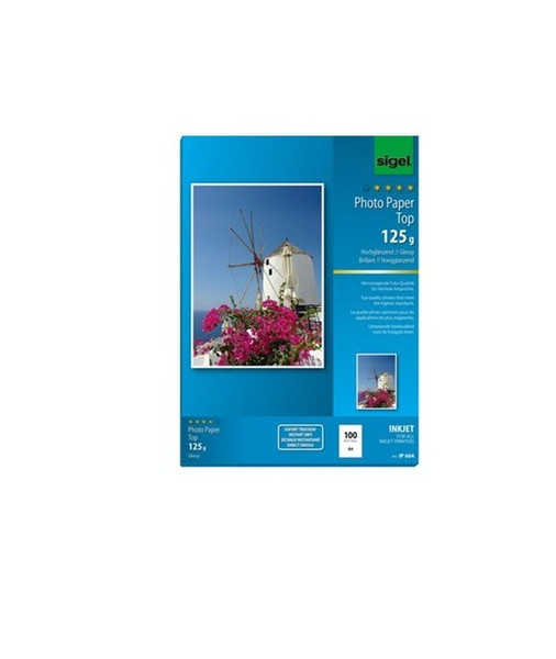 Sigel IP664 A4 (210×297 mm) High-gloss Белый бумага для печати