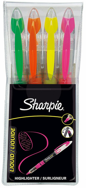 Sharpie S0189023 Green,Orange,Pink,Yellow 4pc(s) marker
