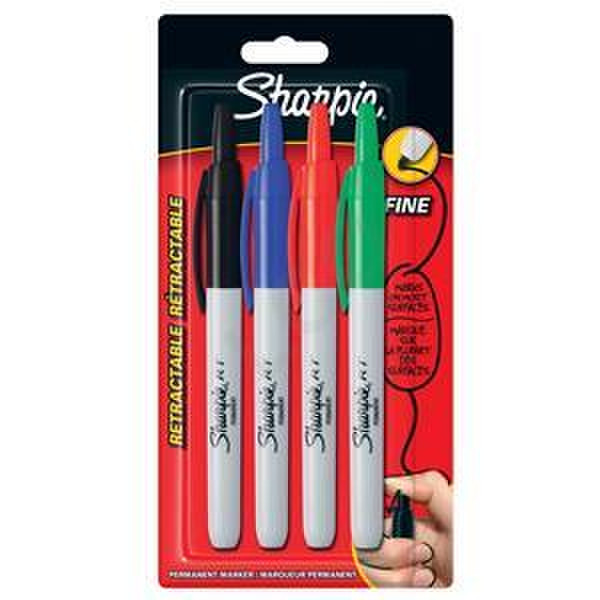 Sharpie S0810880 Black,Blue,Green,Red 4pc(s) permanent marker