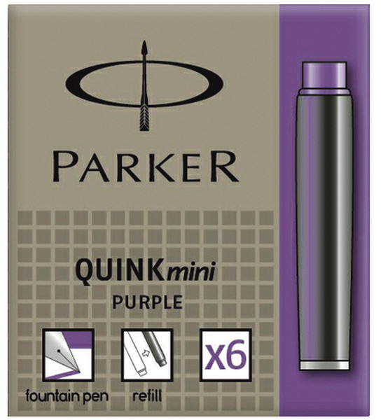 Parker S0881690 6шт pen refill