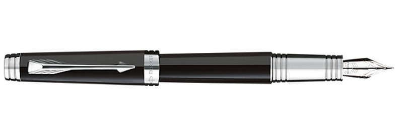 Parker Premier Deep Black Lacquer Black,Silver