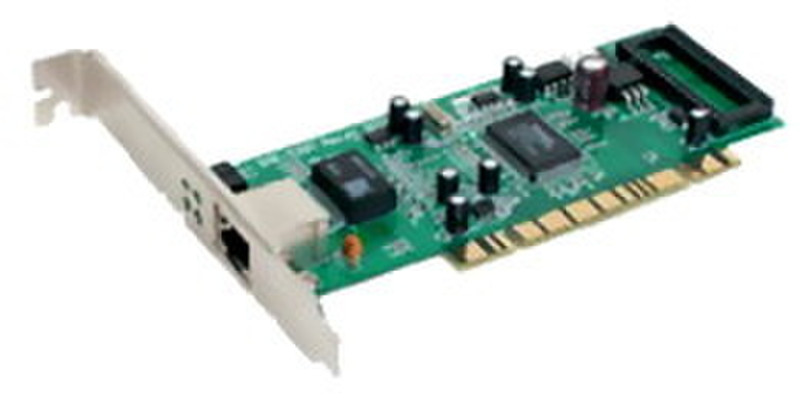 D-Link 32-bit PCI. 10/100/1000Mbps autosense. Full Duplex. TP connector 1000Mbit/s Netzwerkkarte