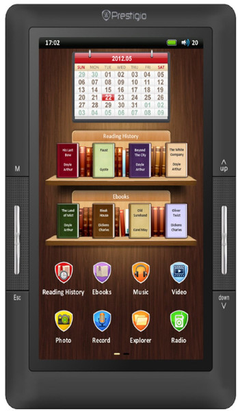 Prestigio PER3274B 7" Touchscreen 4GB Black e-book reader