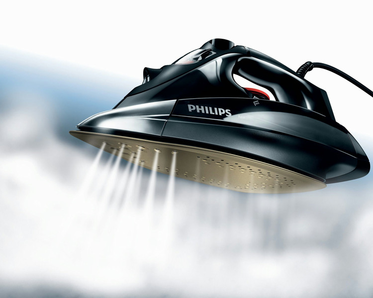 Philips Azur GC4895/02 Утюг для сухой глажки и отпаривания Anodilium soleplate 2400Вт Черный утюг