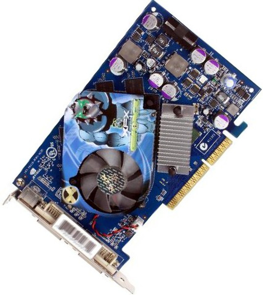 XFX GEFORCE 6600 GT 128MB DDR3 DUAL DVI & TV OUT (AGP) GDDR3