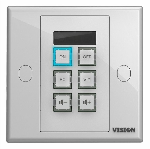 Vision Snapshot Нажимные кнопки Белый пульт дистанционного управления
