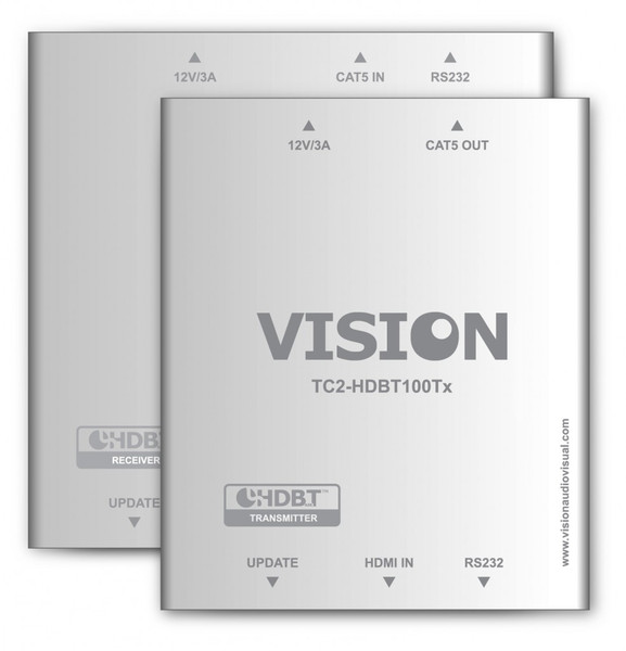 Vision TC2-HDBT100 AV transmitter & receiver Белый АВ удлинитель
