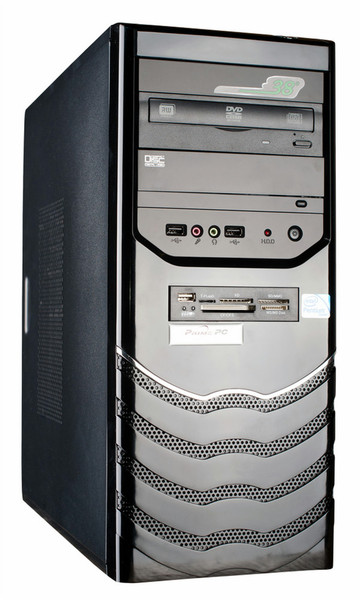 PrimePC Multimedia i2164 3.1GHz i3-2100 Schwarz, Grau PC