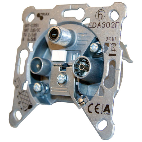 Triax EDA 302 F Silver socket-outlet