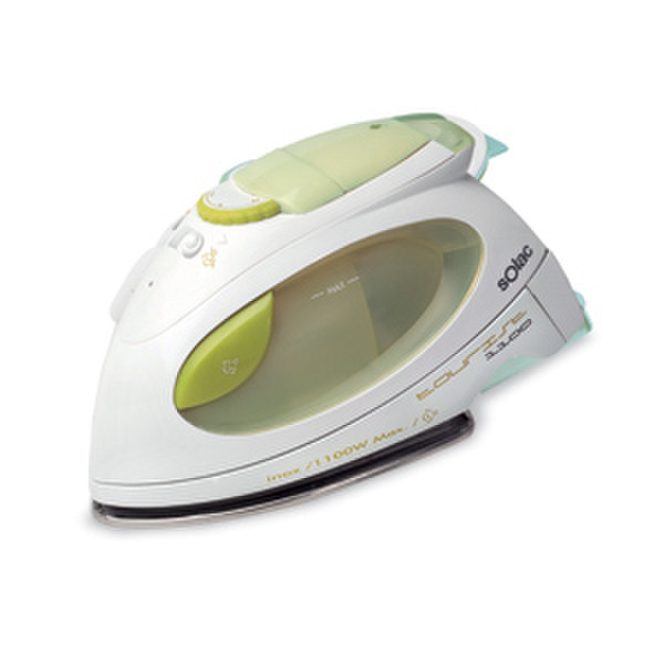 Solac PV1610 Dry & Steam iron Stainless Steel soleplate 1100W White