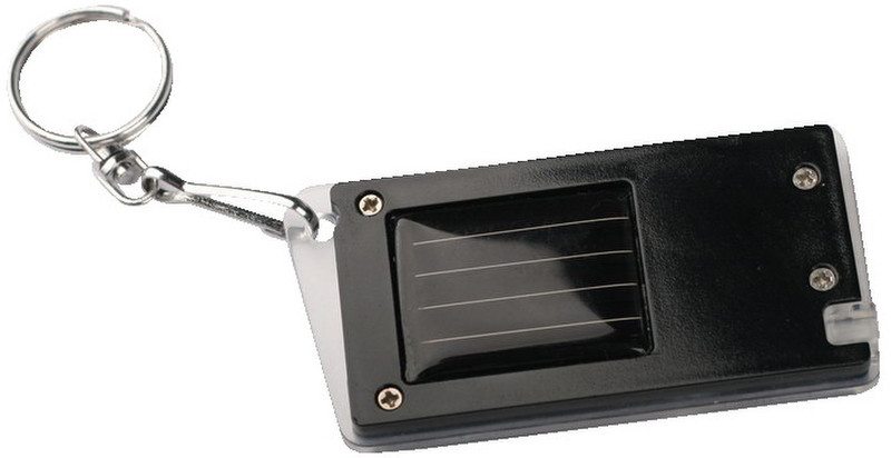 Powerplus Minow Anhänger-Taschenlampe LED Schwarz