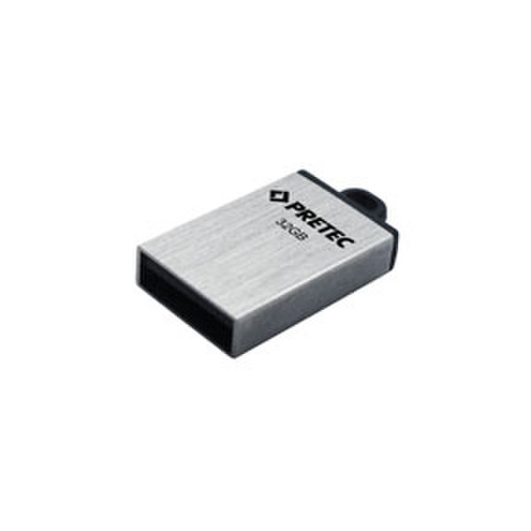 Pretec i-Disk Elite E01 8GB 8ГБ USB 2.0 Type-A Cеребряный USB флеш накопитель