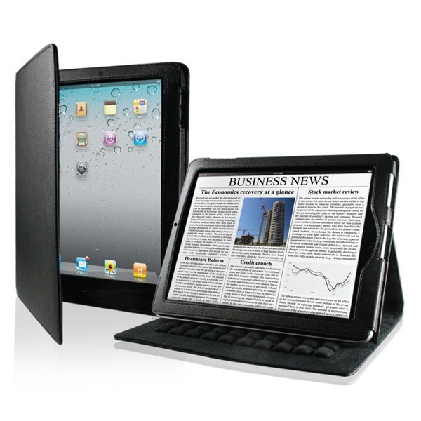 Hip Street iPad 2/3/4 Standing Portfolio Case Folio Black