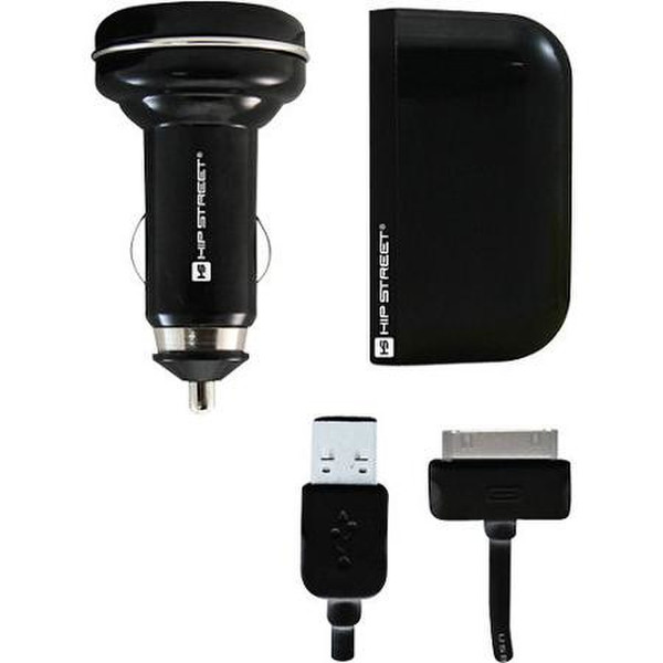 Hip Street HS-PKUNIPAD-BK Auto,Indoor Black mobile device charger