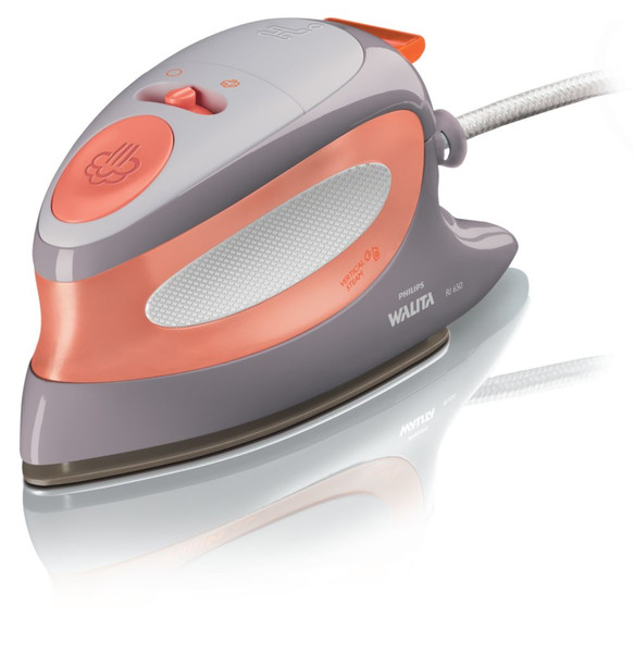 Philips Walita Travel iron RI650/12 Утюг для сухой глажки и отпаривания 800Вт Оранжевый утюг