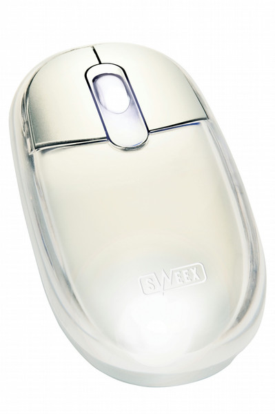 Sweex USB Optical Mouse Neon White USB Оптический 400dpi Белый компьютерная мышь