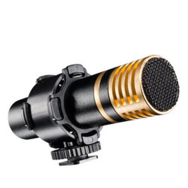 Walimex 18766 Digital camcorder microphone Wired Black microphone