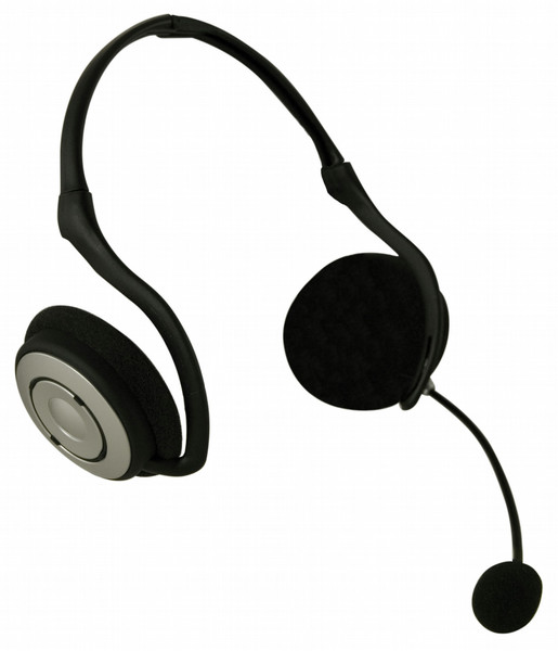 Sweex USB Digital Sound Foldable Neckband Headset Стереофонический Черный гарнитура
