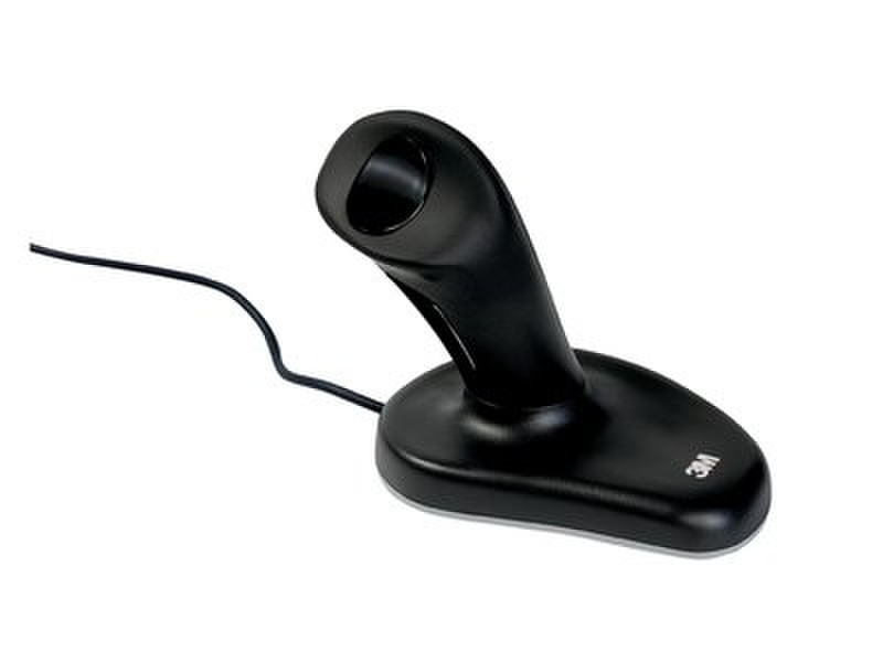 3M EM500 USB+PS/2 Оптический Для обеих рук Черный компьютерная мышь