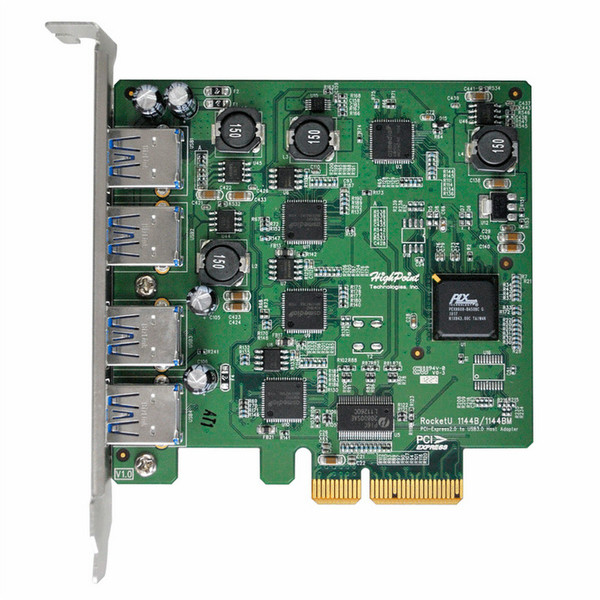 Highpoint RocketU 1144B Внутренний USB 3.0 интерфейсная карта/адаптер