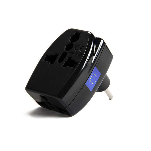 Akashi ALT3PMEU Type C (Europlug) Black power plug adapter