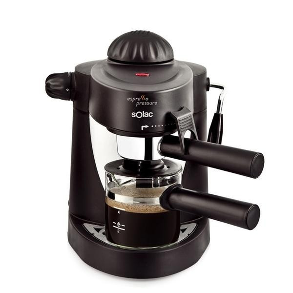 Solac CH6350 Espressomaschine 4Tassen Schwarz Kaffeemaschine