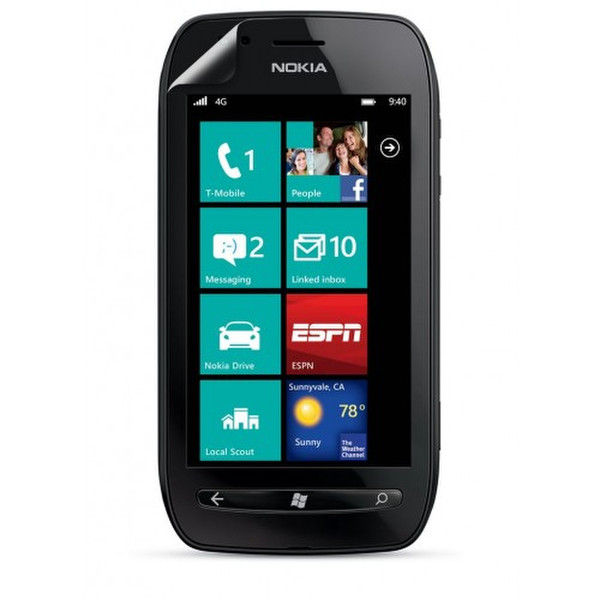Blautel PRPN71 Lumia 710 Bildschirmschutzfolie