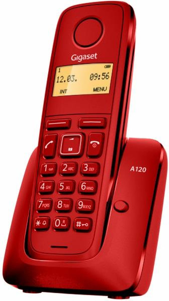 Gigaset A120 DECT Идентификация абонента (Caller ID) Красный