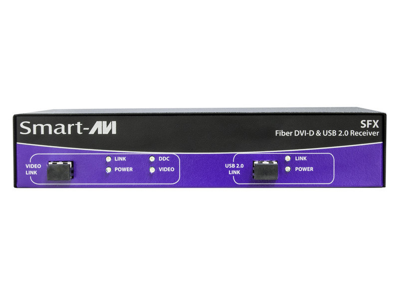 Smart-AVI SFX-M-S AV transmitter & receiver Black AV extender