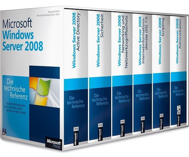 Microsoft Windows Server 2008 - Die technische Referenz Deutsch Software-Handbuch