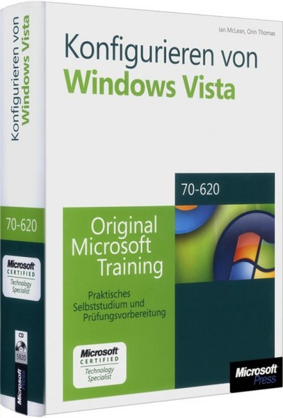 Microsoft Konfigurieren von Windows Vista, Original Training: Examen 70-620 DEU руководство пользователя для ПО