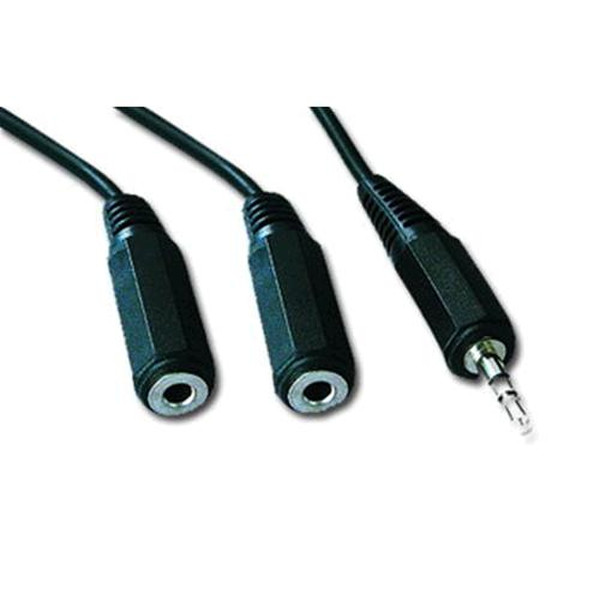 Keyteck CCA-415 5м 3.5mm 2 x 3.5mm Черный аудио кабель