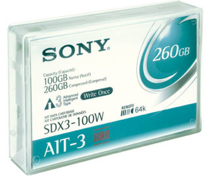 Sony Datacart AIT SDX3 WORM 100GB