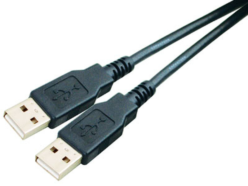 ELBE 2m USB A/A 2m USB A USB A Schwarz