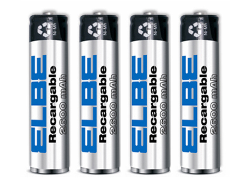 ELBE BA-220 Nickel Metall-Hydrid 2600mAh 1.2V Wiederaufladbare Batterie