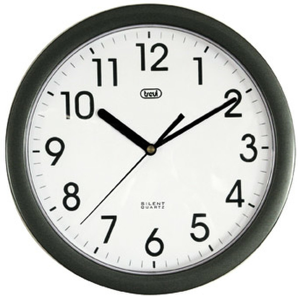 Trevi OM 3301 Quartz wall clock Circle Black