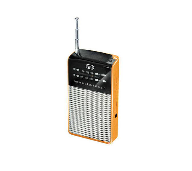 Trevi RA 725 Tragbar Analog Orange Radio