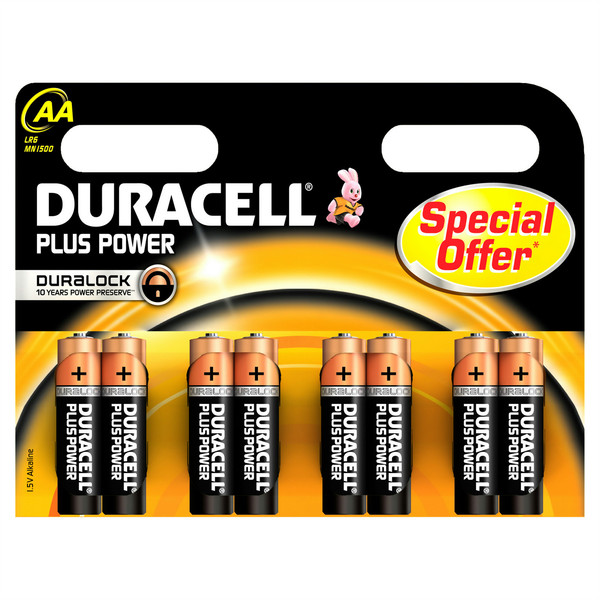 Duracell Plus Power Щелочной 1.5В батарейки